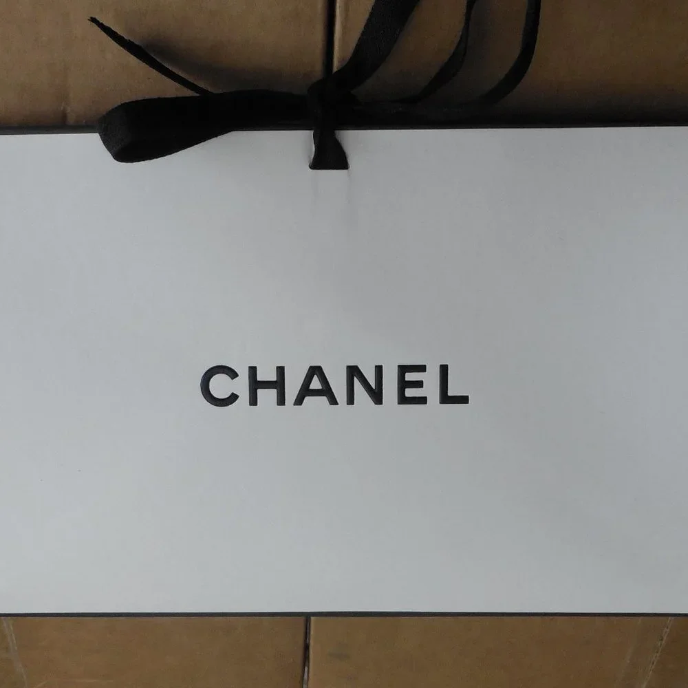CHANEL Triangle Gift Box Empty 8.75x5.5x3" - Picture 12 of 12